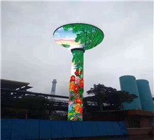 食品廠110米煙筒刷航標(biāo)防腐使煙囪脫硫